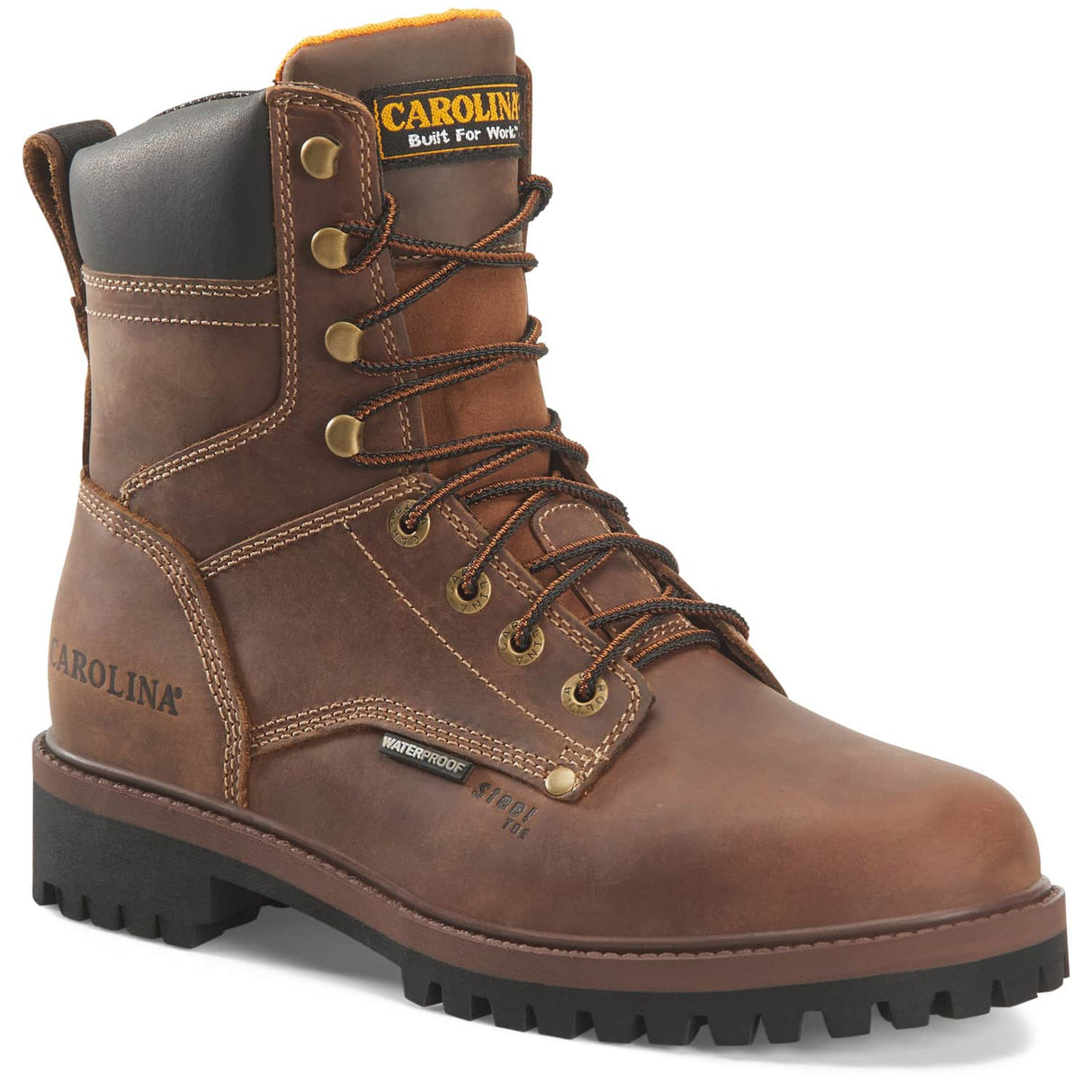 CA8585 45degree Carolina Silvanus Mens 8 inch Waterproof Steel Toe Work Boot