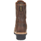 Carolina CA8824 8-inch Waterproof Lace To Toe Logger Boot - Copper