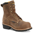 CA9052 45degree Carolina Poplar Mens 8 inch Waterproof Logger Soft Toe Work Boot