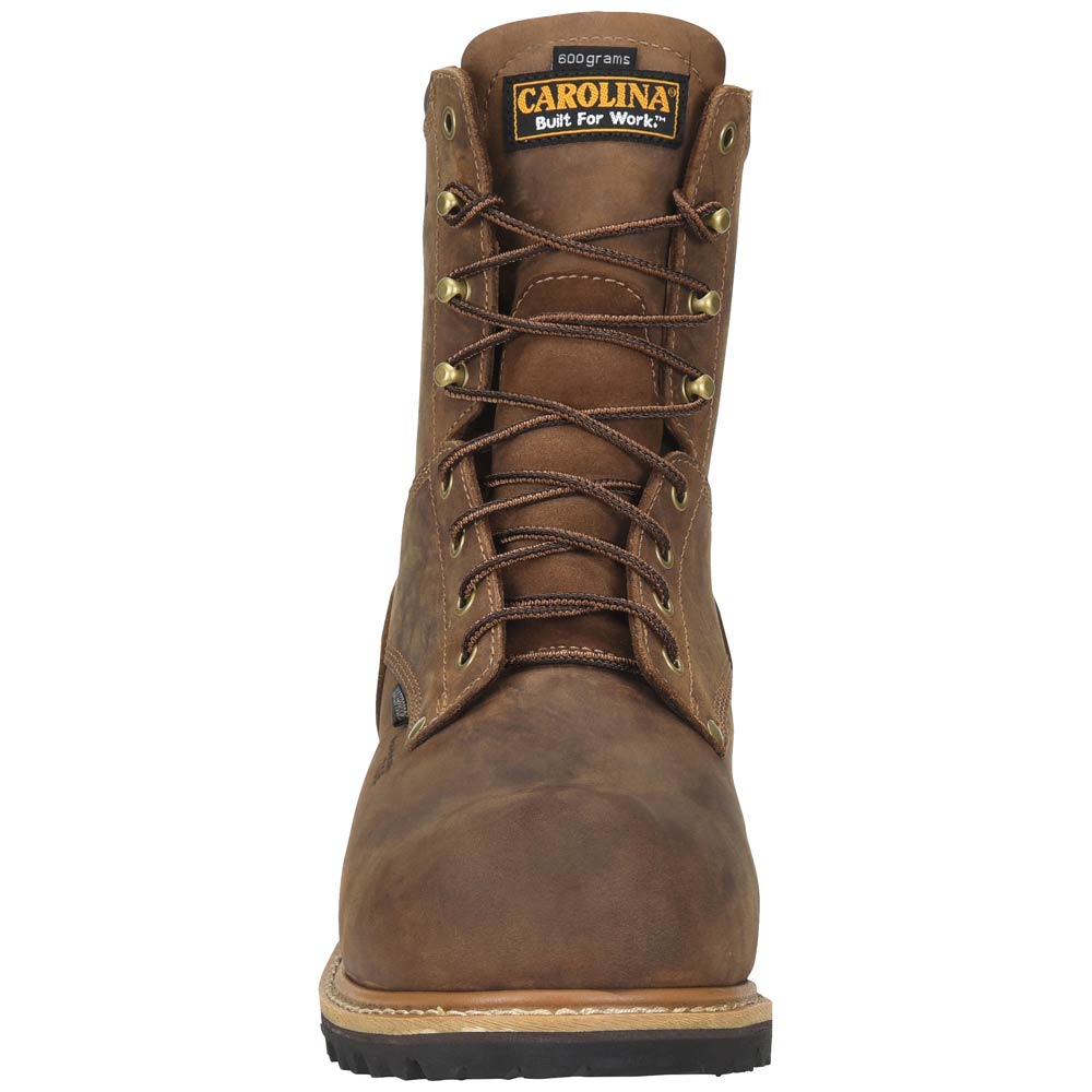 Carolina Men's Poplar 8-inch Waterproof Insulated Composite Toe Logger Work Boot