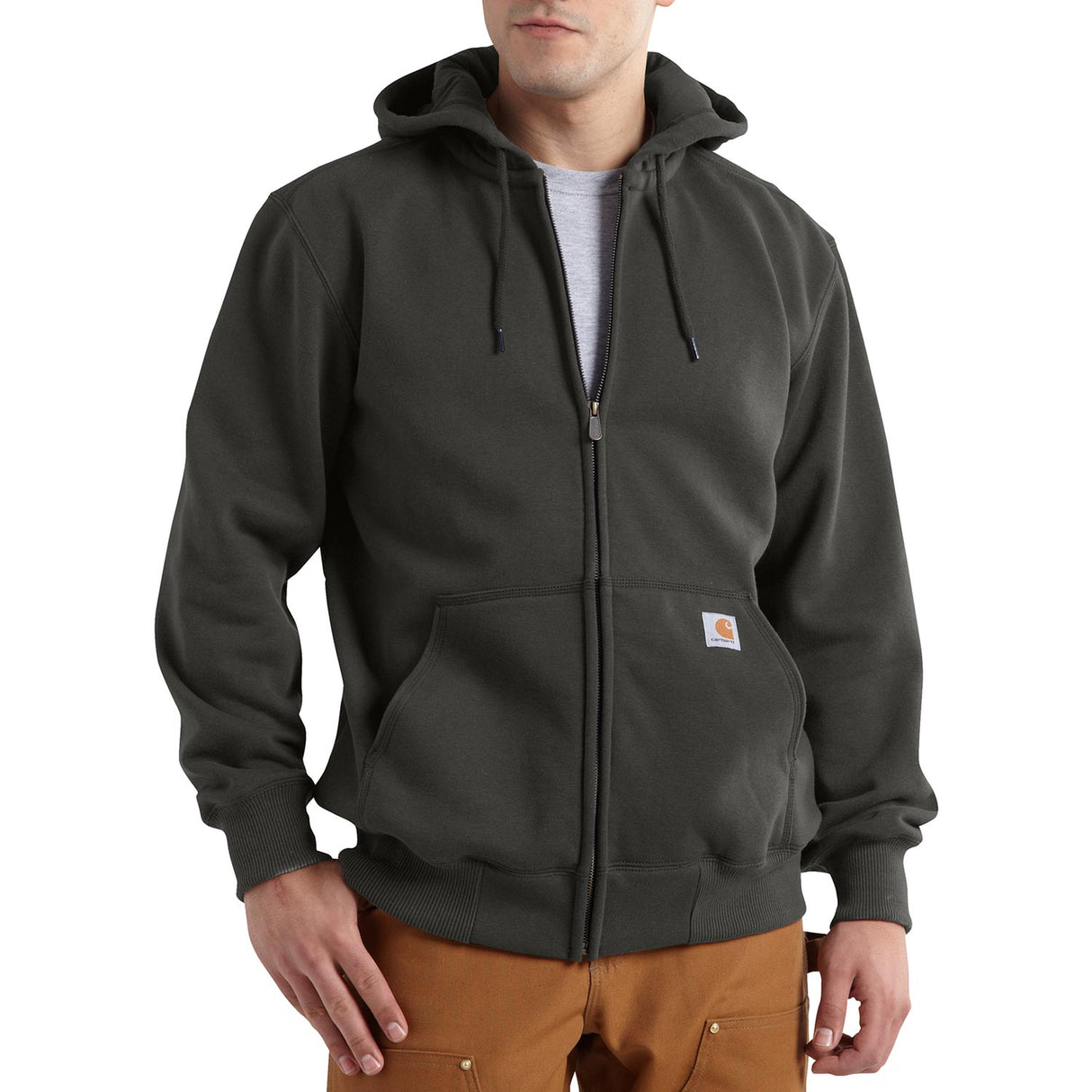 Carhartt Paxton Rain Defender Zip Up Heavyweight Hoodie