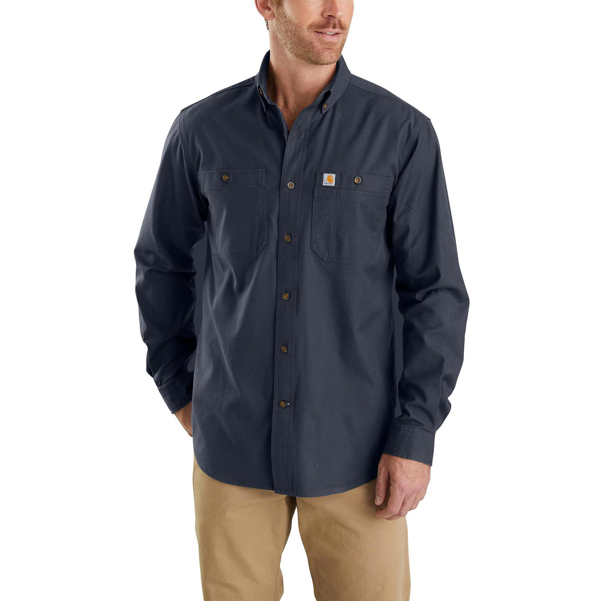 Carhartt Rugged Flex Midweight Canvas Long Sleeve Men's Shirt