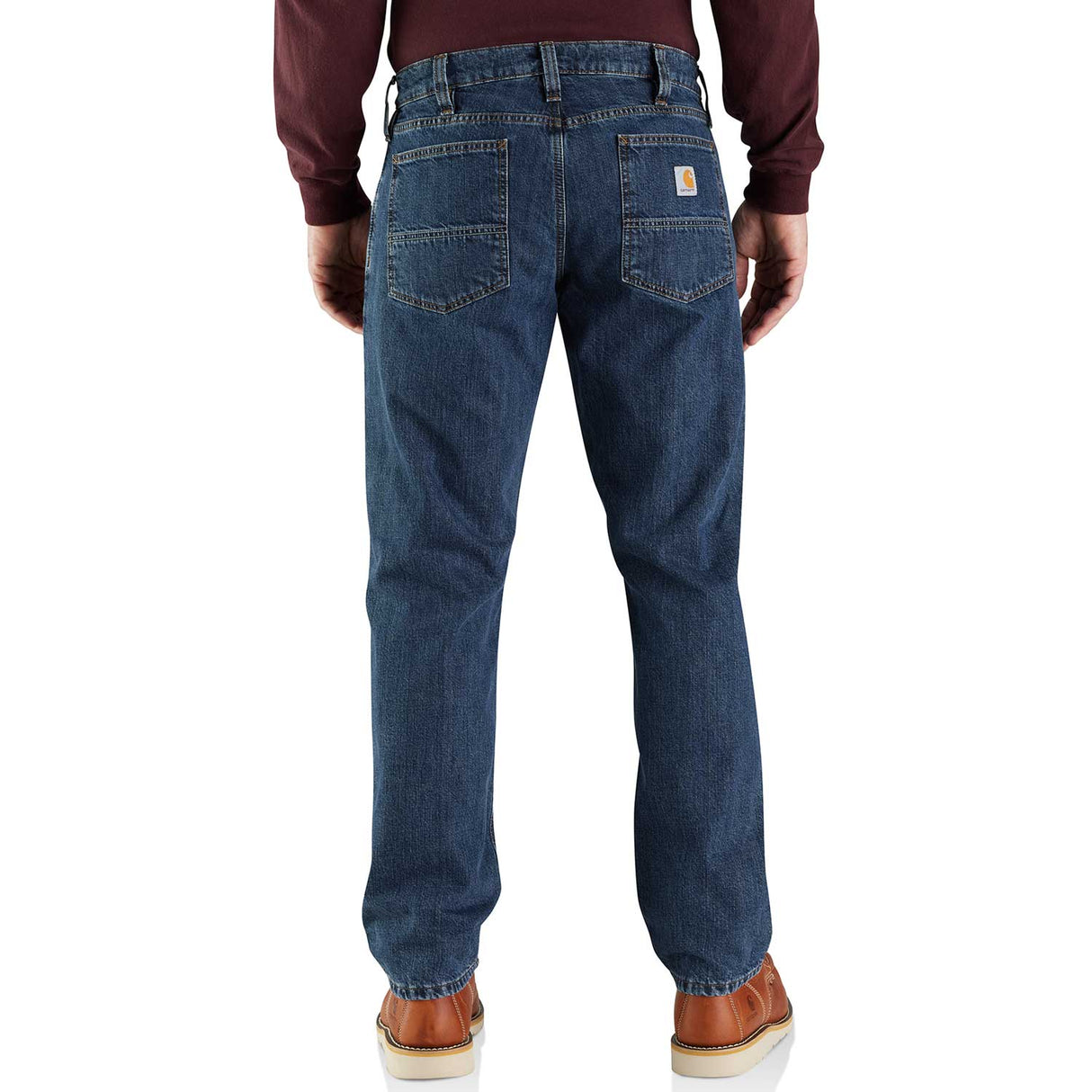 Carhartt Flannel Lined Relaxed Fit Straight Leg Jeans