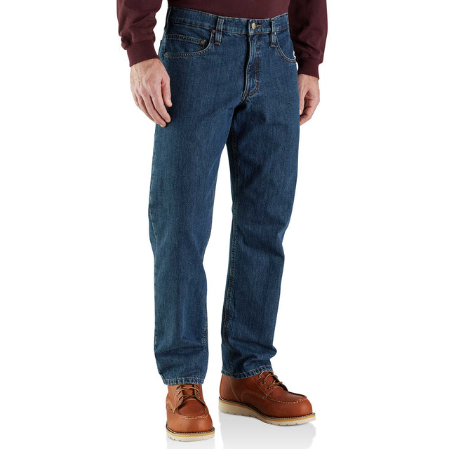 Carhartt Flannel Lined Relaxed Fit Straight Leg Jeans