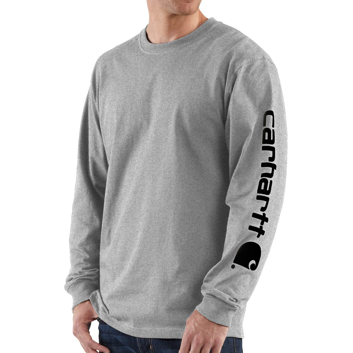 Carhartt Signature Sleeve Logo Long-Sleeve T-Shirt