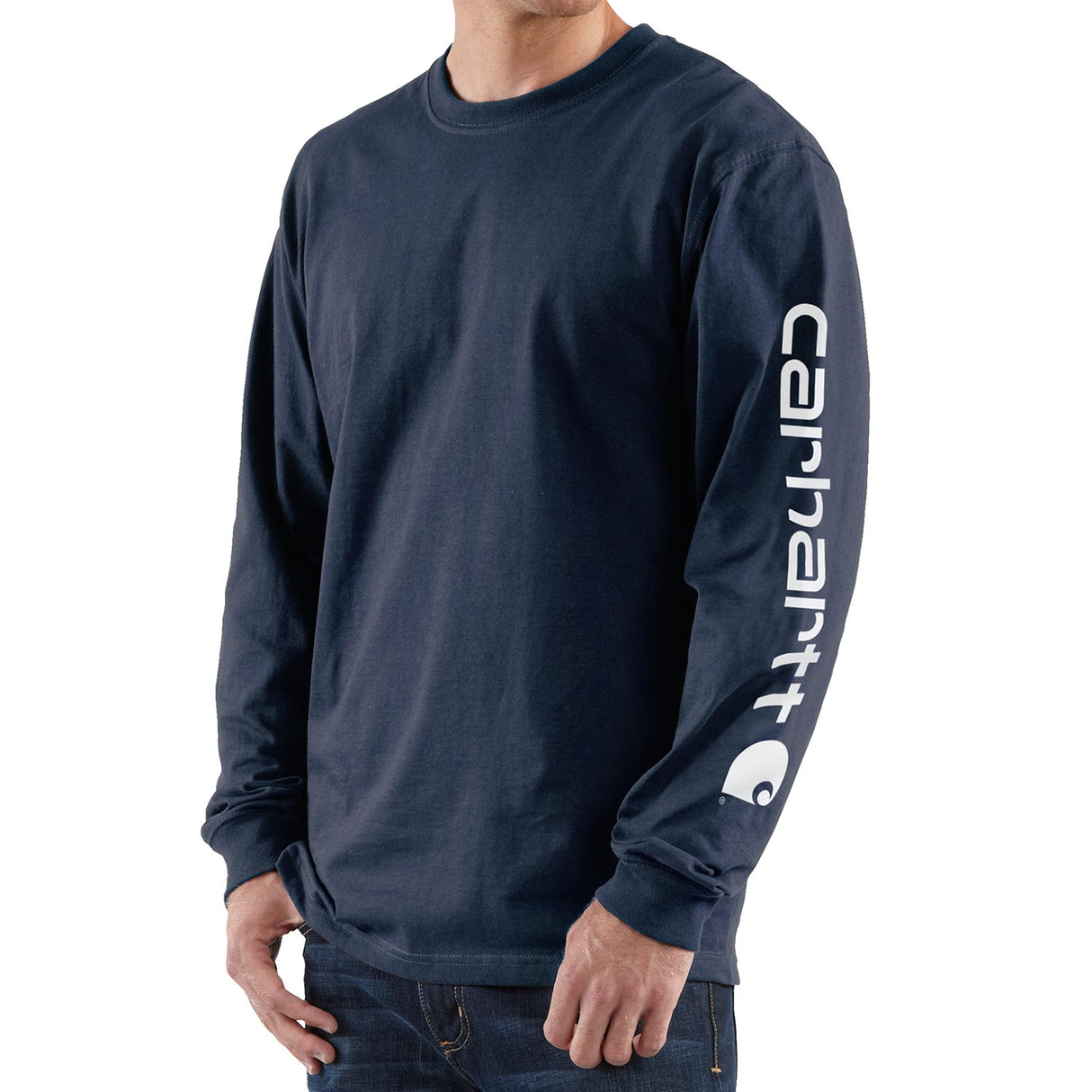 Carhartt Signature Sleeve Logo Long-Sleeve T-Shirt