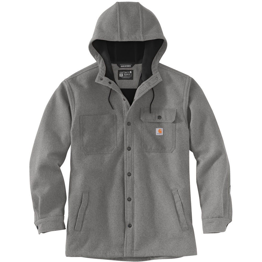 Carhartt Rain Defender Heavyweight Fleece-Lined Men's Hooded Shirt Jac