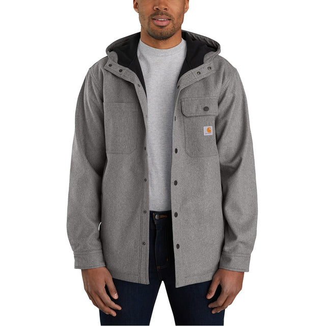 Carhartt Rain Defender Heavyweight Fleece-Lined Men's Hooded Shirt Jac