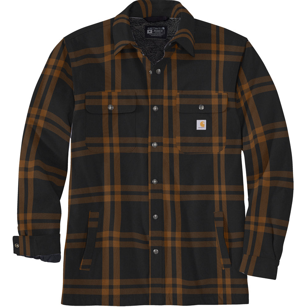 Carhartt Relaxed Fit Flannel Sherpa-Lined Shirt Jac