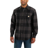 Carhartt Loose Fit Heavyweight Flannel Long-Sleeve Plaid Shirt