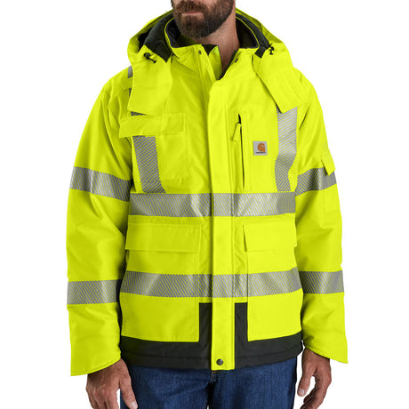 Carhartt High-Visibility Waterproof Loose Fit Heavyweight Insulated Class 3 Jacket