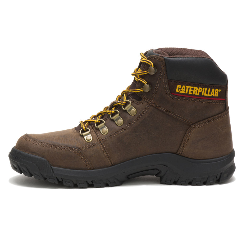 Caterpillar Outline Brown 6-Inch Work Boots