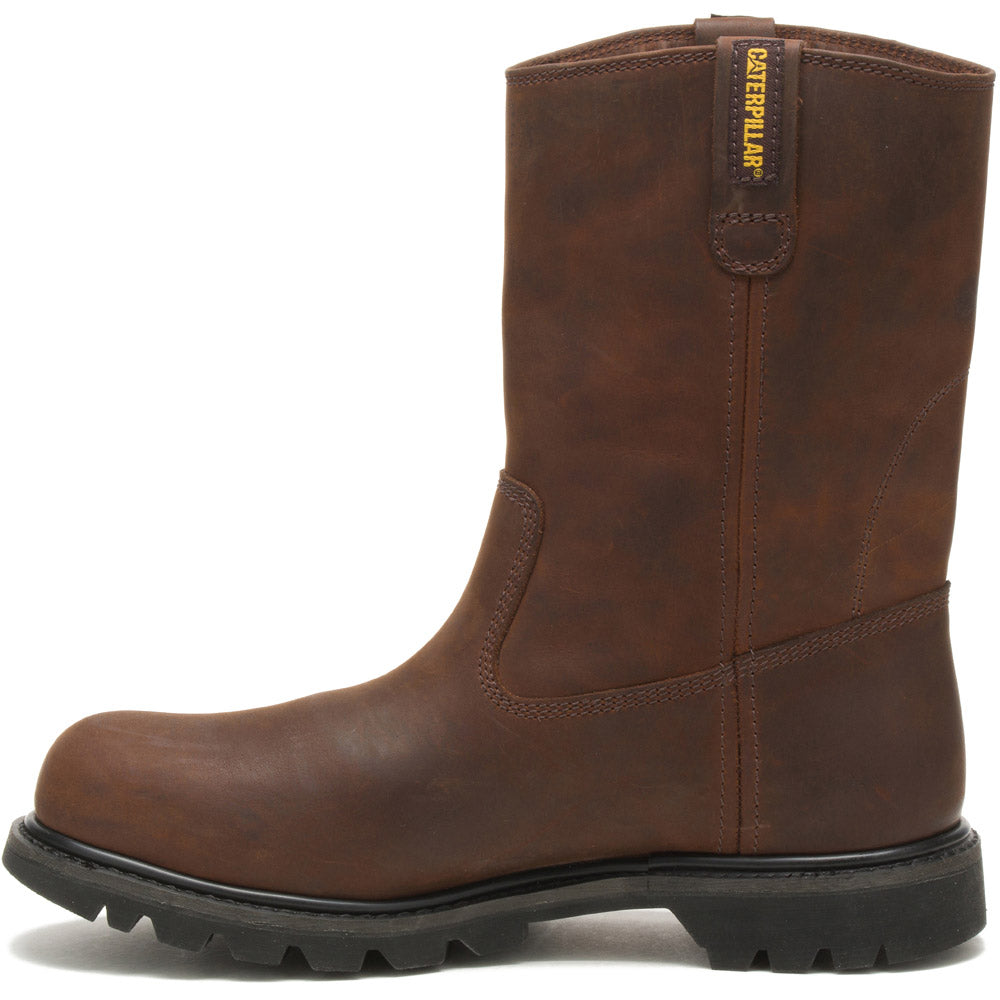 Caterpillar Revolver Dark Brown Steel Toe Boot - P89516