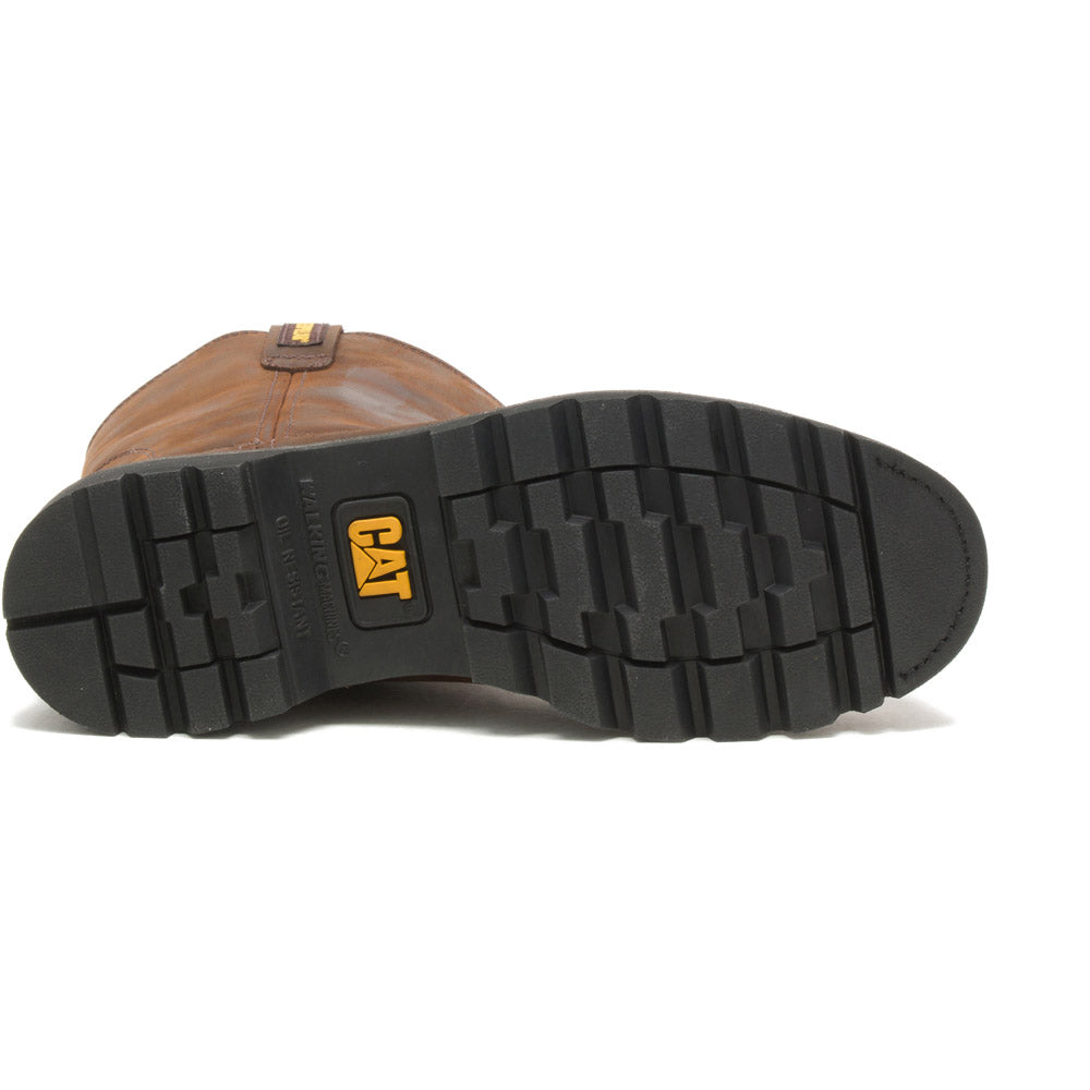 Caterpillar Revolver Dark Brown Steel Toe Boot - P89516