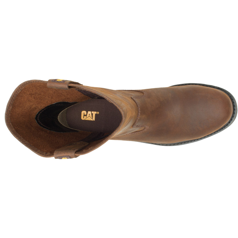 Caterpillar Revolver Dark Brown Steel Toe Boot - P89516