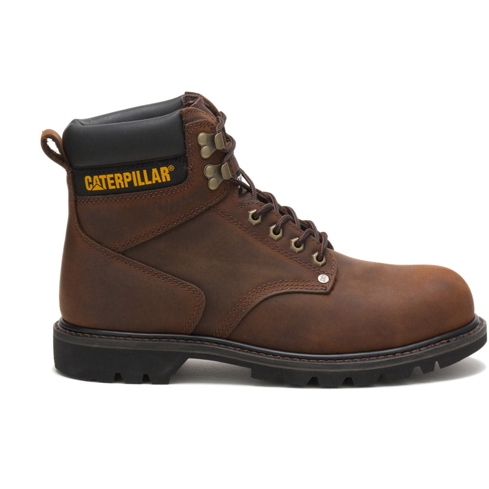 Caterpillar Second Shift Dark Brown Steel Toe Boot - P89586