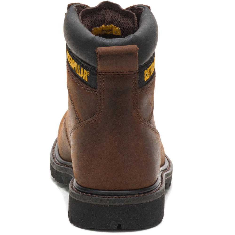 Caterpillar Second Shift Dark Brown Steel Toe Boot - P89586