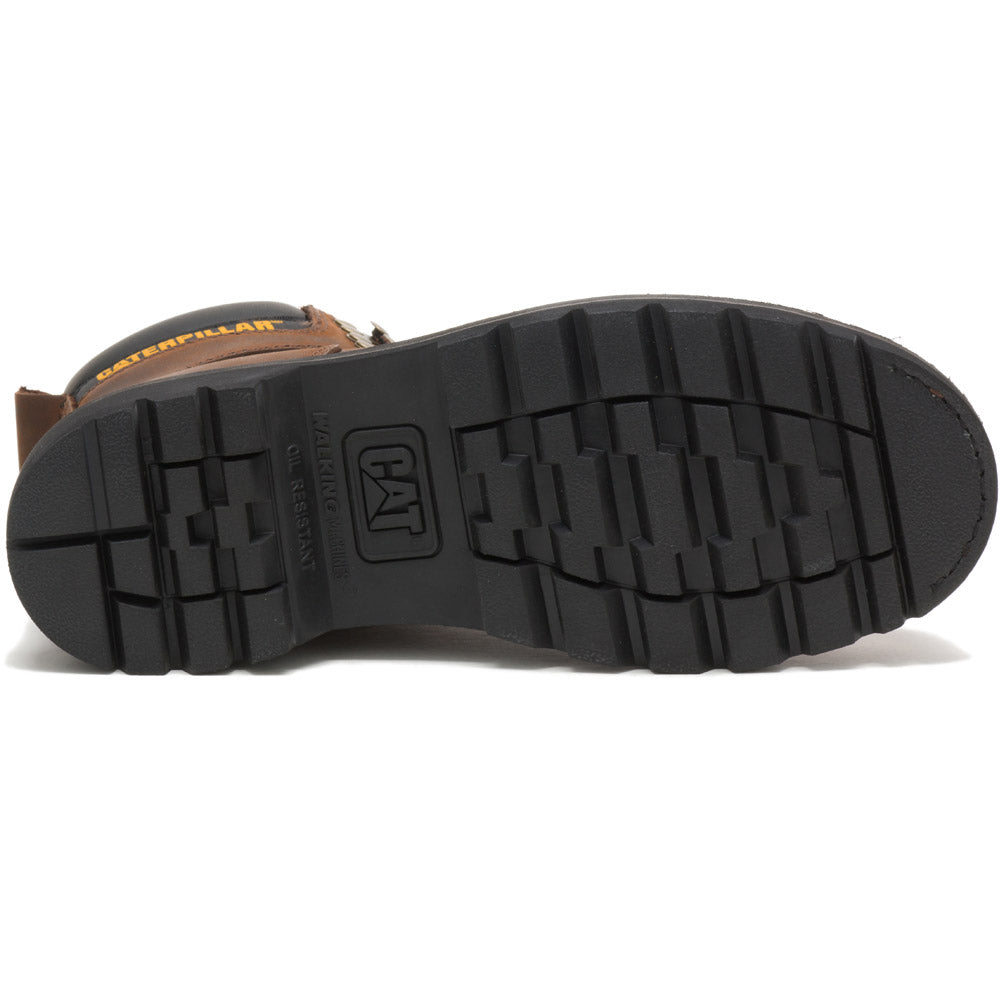 Caterpillar Second Shift Dark Brown Steel Toe Boot - P89586