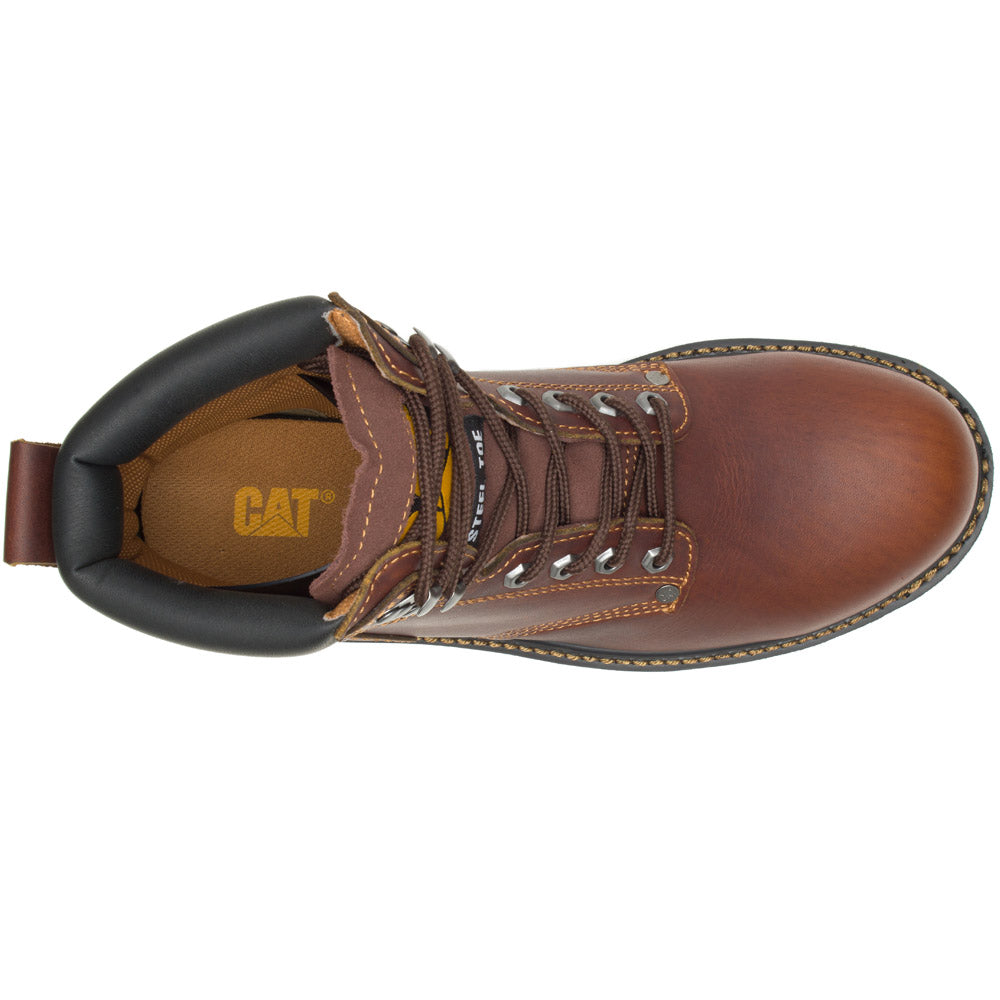 Caterpillar Second Shift Tan Steel Toe Boot - P89817