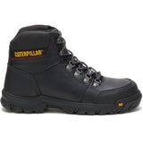 Caterpillar Outline Black 6-Inch Steel Toe Work Boots