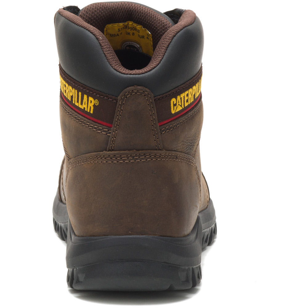 Caterpillar Outline Brown 6-Inch Steel Toe Work Boots