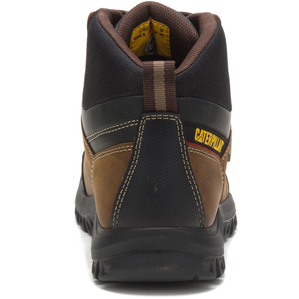 Caterpilar Threshold Brown 6-Inch Waterproof Steel Toe Work Boot