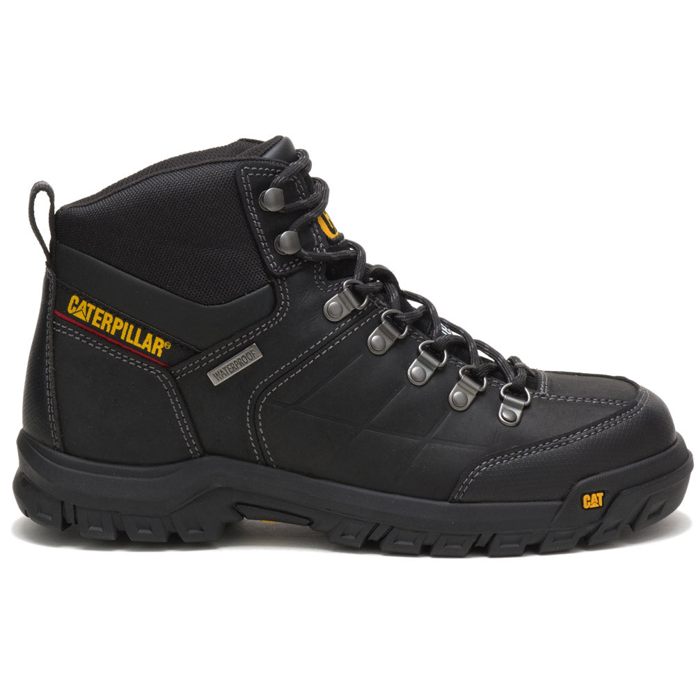 Caterpilar Threshold Black 6-Inch Waterproof Steel Toe Work Boot