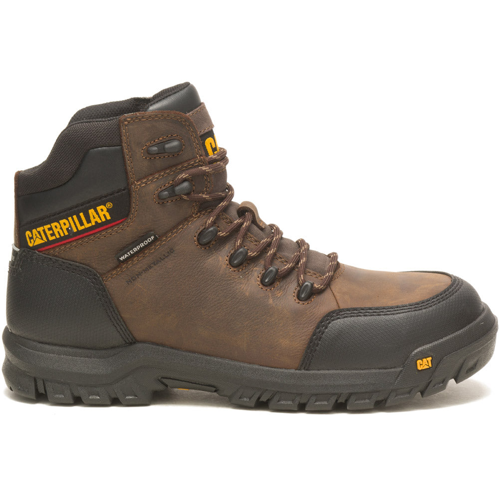 Caterpillar Resorption Brown 6-Inch Comp Toe Waterproof Work Boot