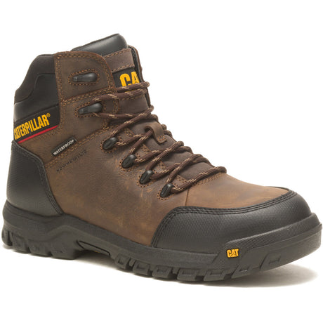 Caterpillar Resorption Brown 6-Inch Comp Toe Waterproof Work Boot