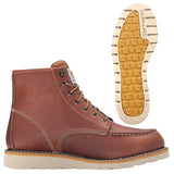 Carhartt 6-inch Moc Toe Tan Wedge Sole Waterproof Work Boot