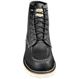 Carhartt 6-Inch Black Moc Toe Wedge Waterproof Work Boot