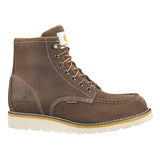 Carhartt Bison Brown Moc Wedge Waterproof Steel Toe Work Boot