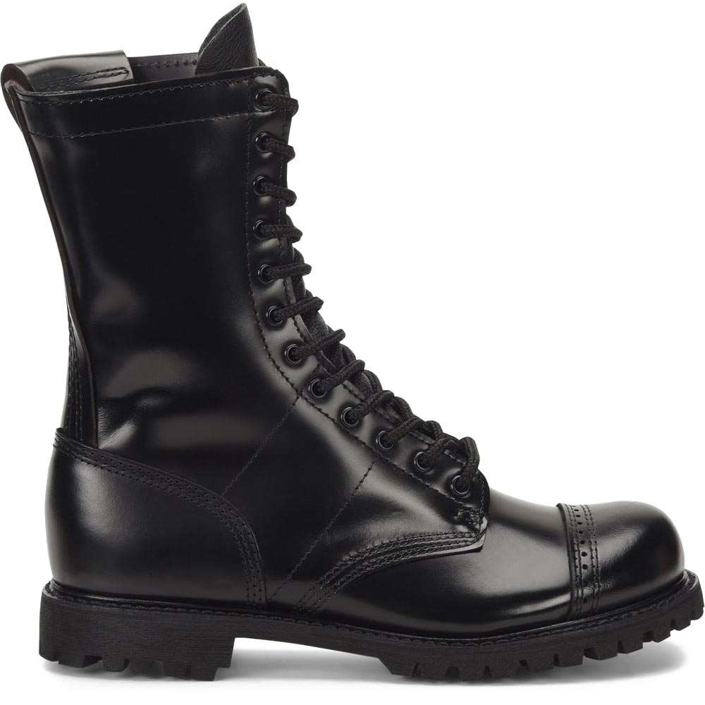 Corcoran 985 Mens USA Made Zip Black Paratrooper Combat Boot