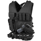 Cross Draw Vest - Black