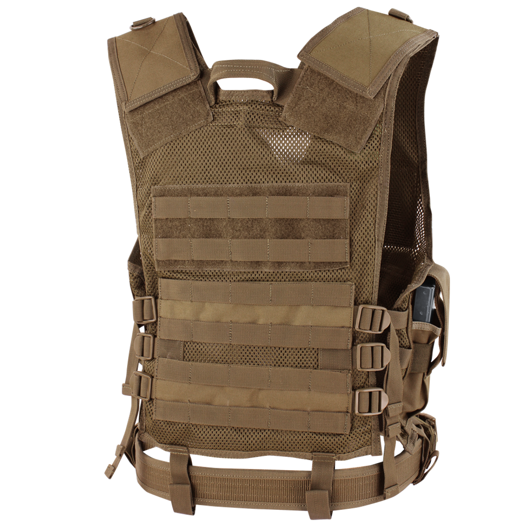 Cross Draw Vest - Coyote Brown
