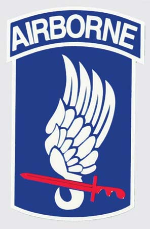 Full Color 173rd Airborne Sticker