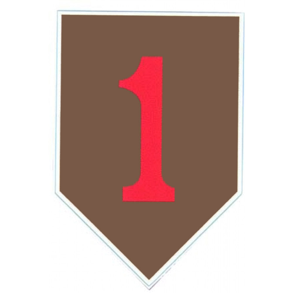 Army Big Red One Digital Camo Decal