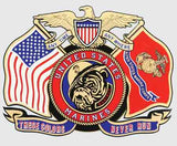 Marine Corps, These Colors Never Run Sticker