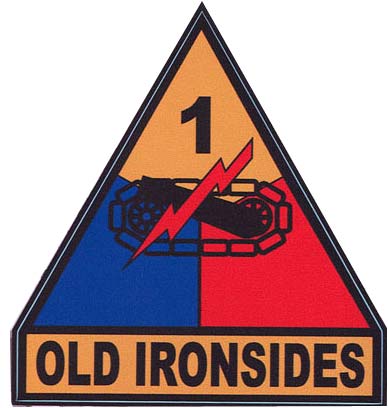 1st Armored Division Decal