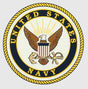 Small United States Navy Emblem Sticker