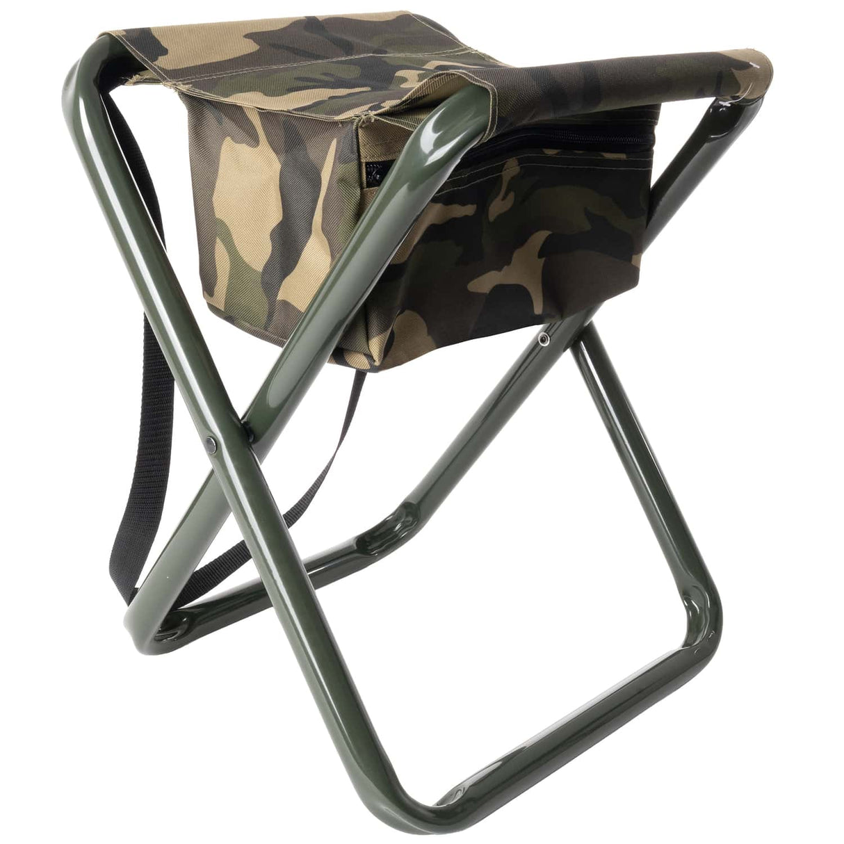 Folding Camp Stool with Gear Pouch