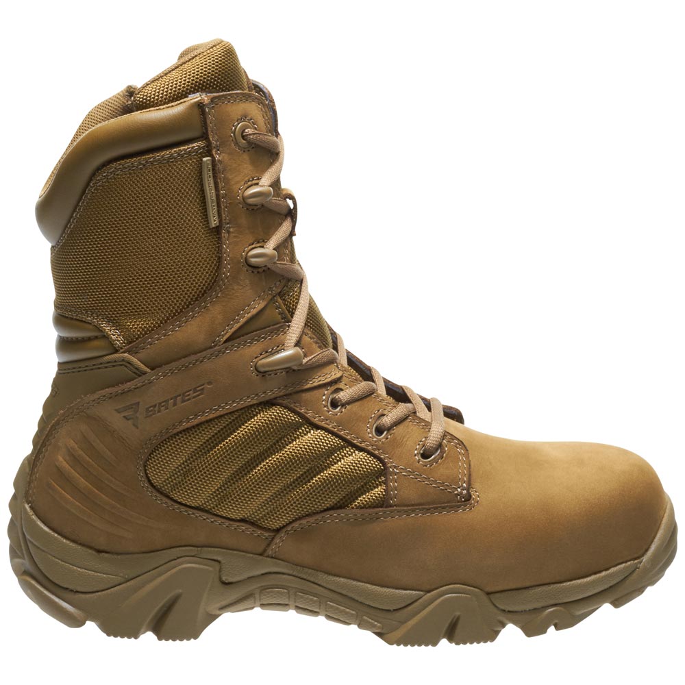 Bates GX Coyote 8-Inch Waterproof Side-Zip Composite Toe Tactical Boot