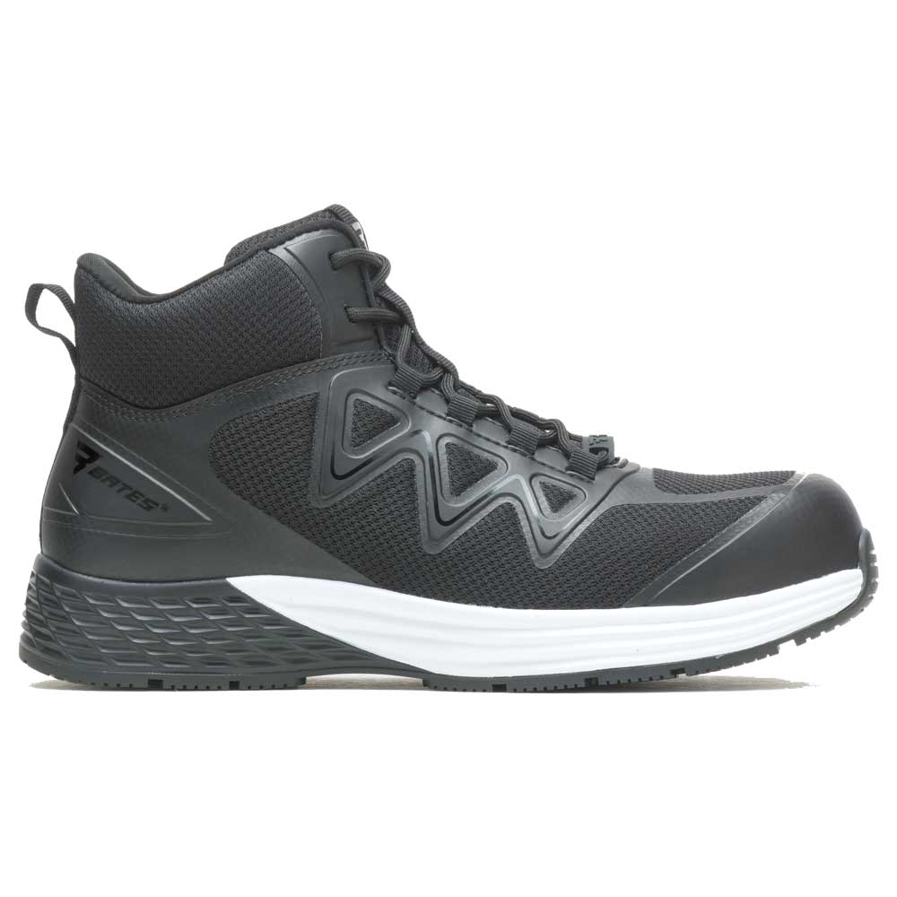 Bates Rush Mid Black Comp Toe Athletic Work Boot