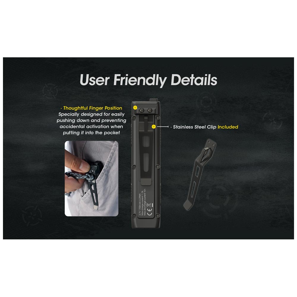 Nitecore EDC27 3000 Lumen Ultra Slim EDC Flashlight