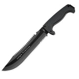 SOG Jungle Primitive Serrated Fixed Blade Knife - F03TN-CP