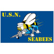 US Navy Seabeas Flag