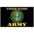 Black United States Army Flag