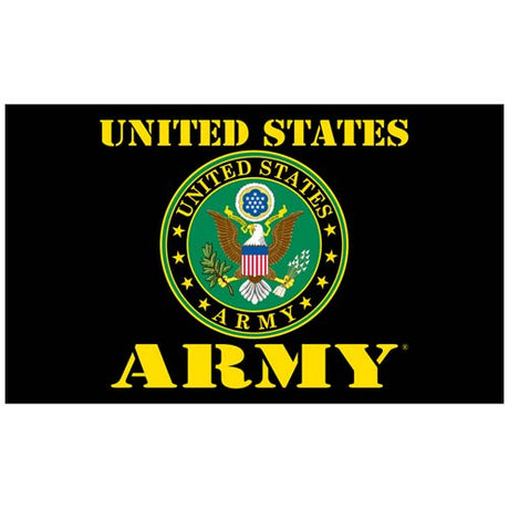 Black United States Army Flag