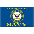 United States Navy Crest Flag