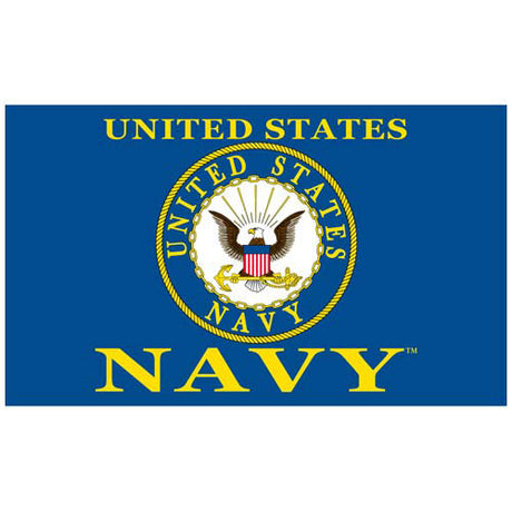 United States Navy Crest Flag